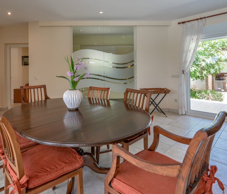 Villa for rent in Benissa ACACIAS in Benissa - Dinning room