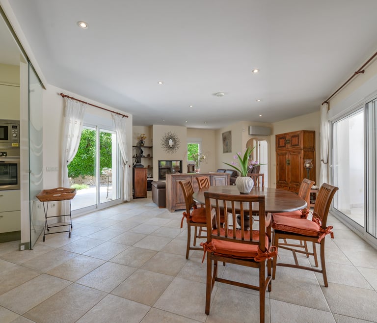 Villa for rent in Benissa ACACIAS in Benissa - Dinning room