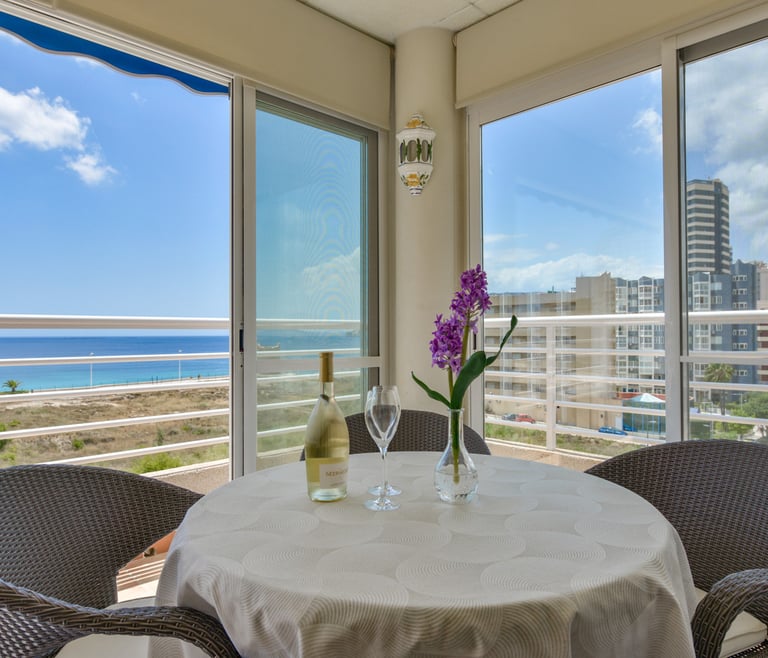 Appartement te huur in Calpe BRIGITTE en Calpe - Terras