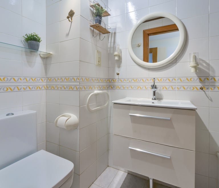 Appartement te huur in Calpe BRIGITTE en Calpe - Badkamer