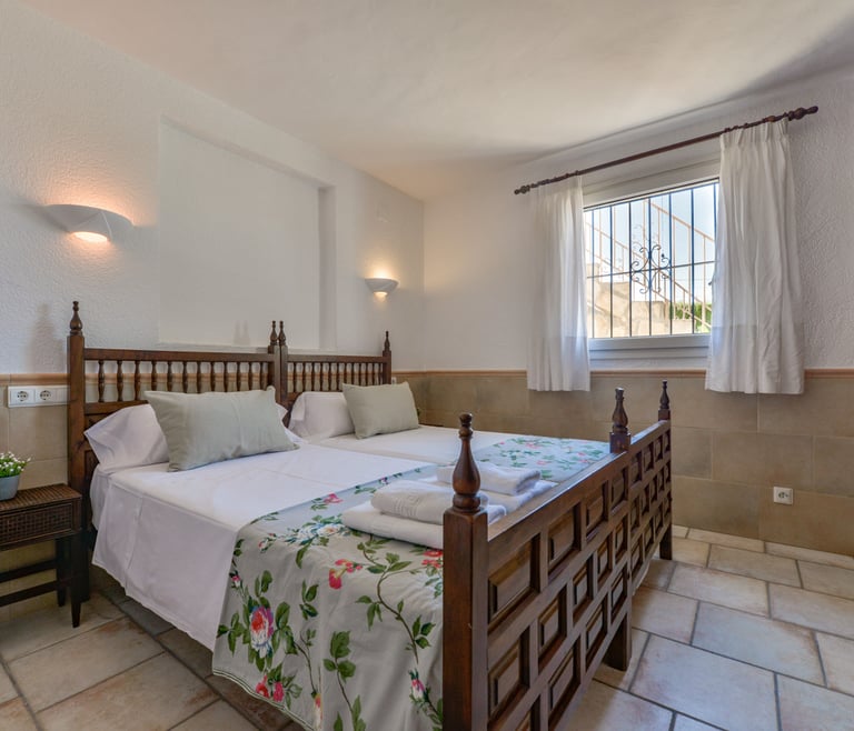 JUNAI, villa para 4 pax en Benissa con piscina privada y wifi gratis en Benissa - Habitaciones