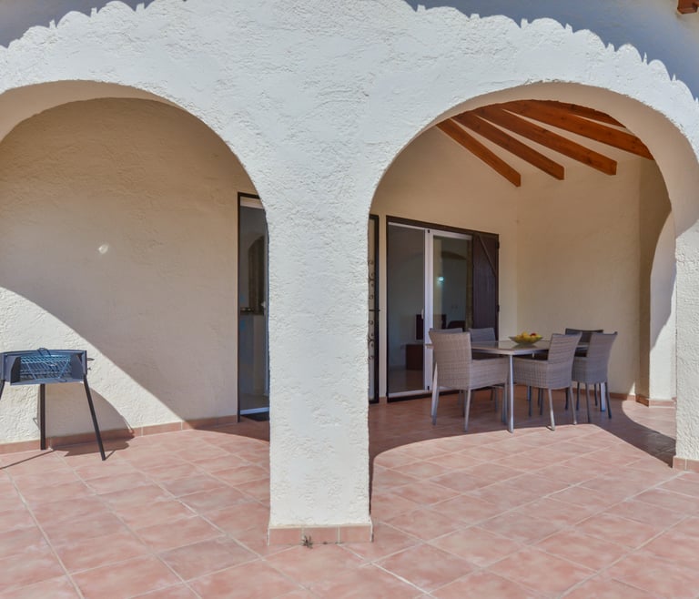 LOXI, preciosa villa en Cumbre del Sol para 6 pax con piscina privada y vistas al mar. en Benitachell - Terraza