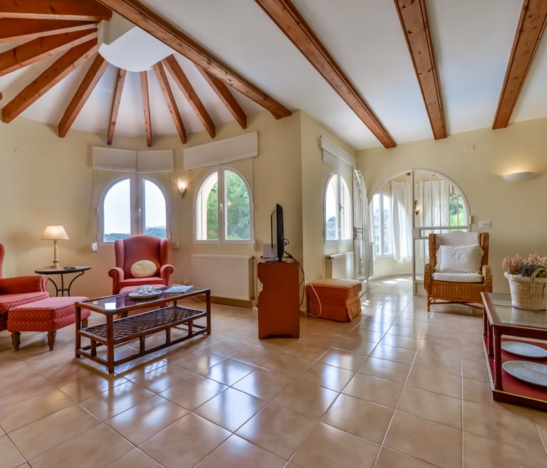 Alquiler de villa en Benissa MIRASOL, para 4 pax con piscina privada,  en Benissa - Salón