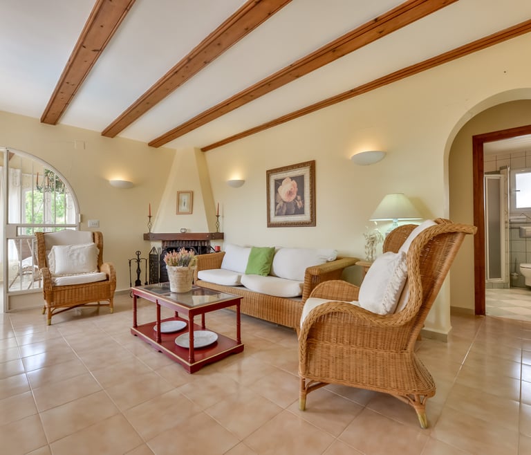 Alquiler de villa en Benissa MIRASOL, para 4 pax con piscina privada,  en Benissa - Salón