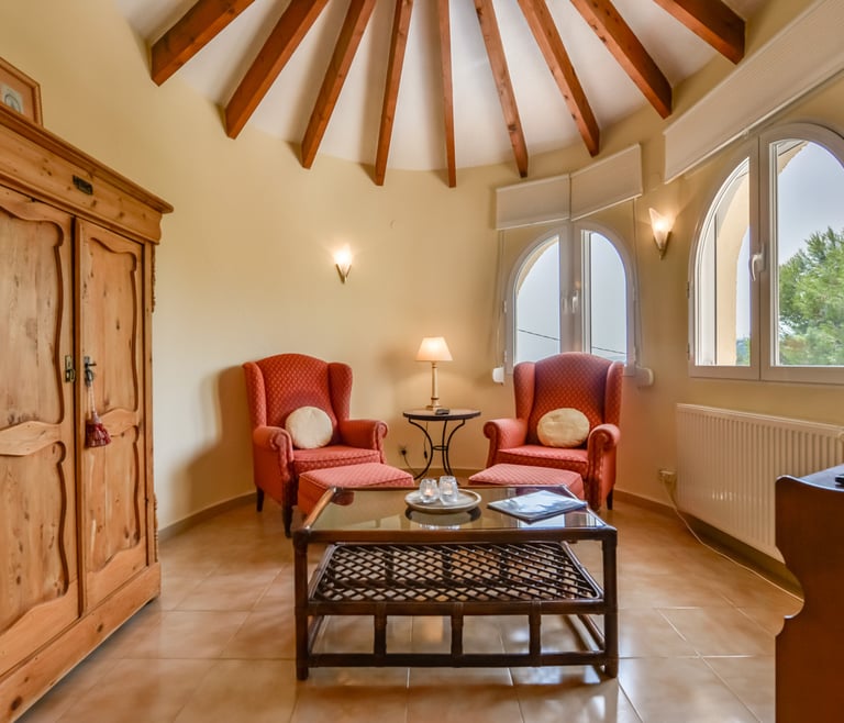 Alquiler de villa en Benissa MIRASOL, para 4 pax con piscina privada,  en Benissa - Salón