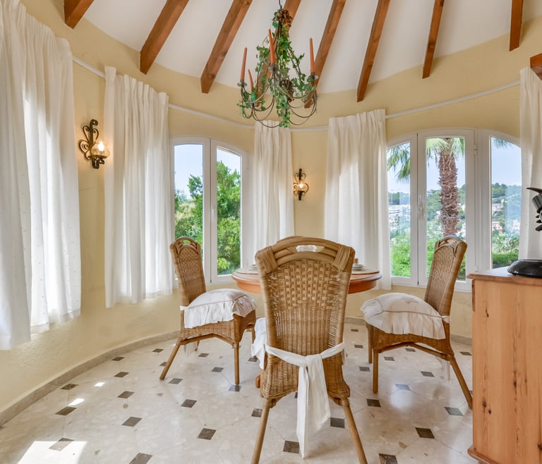 Alquiler de villa en Benissa MIRASOL, para 4 pax con piscina privada,  en Benissa - Salón