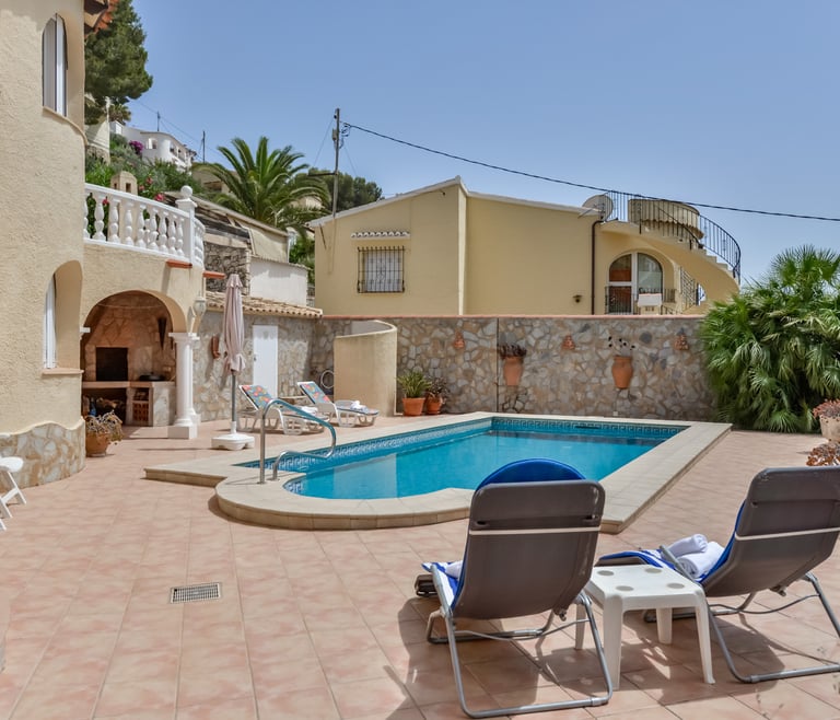 Alquiler de villa en Benissa MIRASOL, para 4 pax con piscina privada,  en Benissa - Piscina