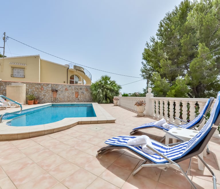 Alquiler de villa en Benissa MIRASOL, para 4 pax con piscina privada,  en Benissa - Piscina