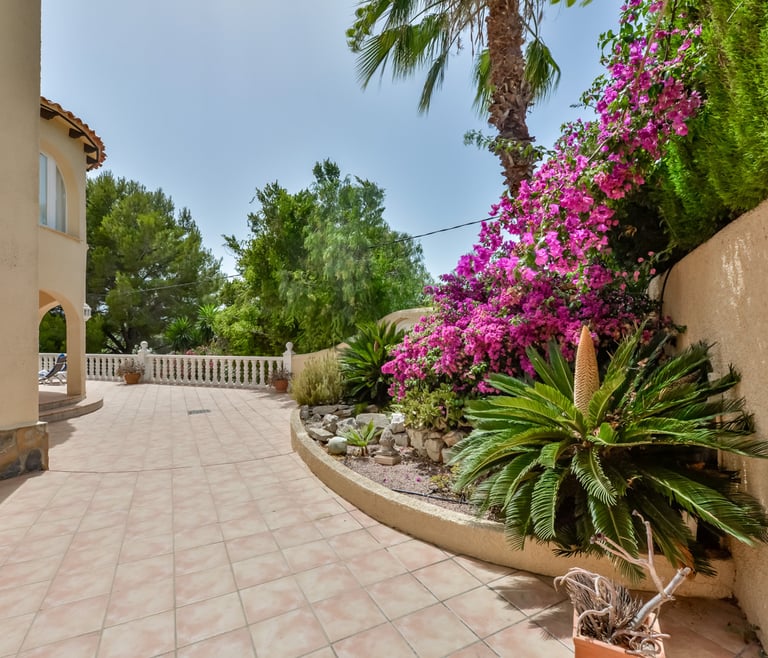 Alquiler de villa en Benissa MIRASOL, para 4 pax con piscina privada,  en Benissa - Terraza
