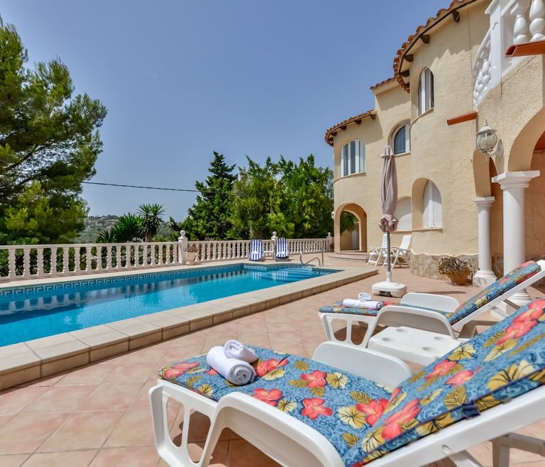 Alquiler de villa en Benissa MIRASOL, para 4 pax con piscina privada,  en Benissa - Piscina