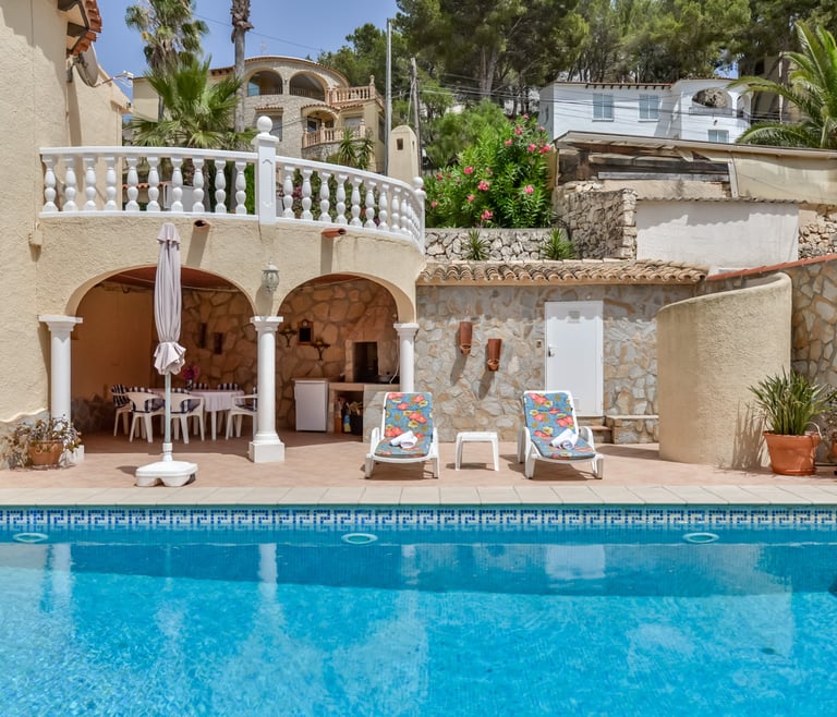 Alquiler de villa en Benissa MIRASOL, para 4 pax con piscina privada,  en Benissa - Piscina