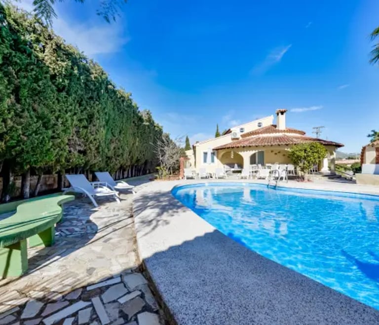 XENIA, alquiler de villa en Calpe para 12 pax con piscina privada  en Calpe