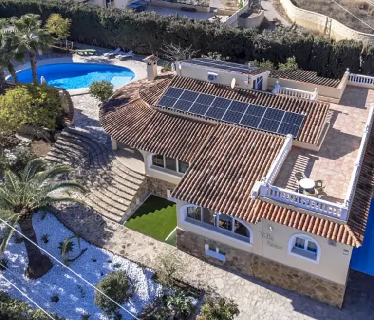 XENIA, alquiler de villa en Calpe para 12 pax con piscina privada  en Calpe