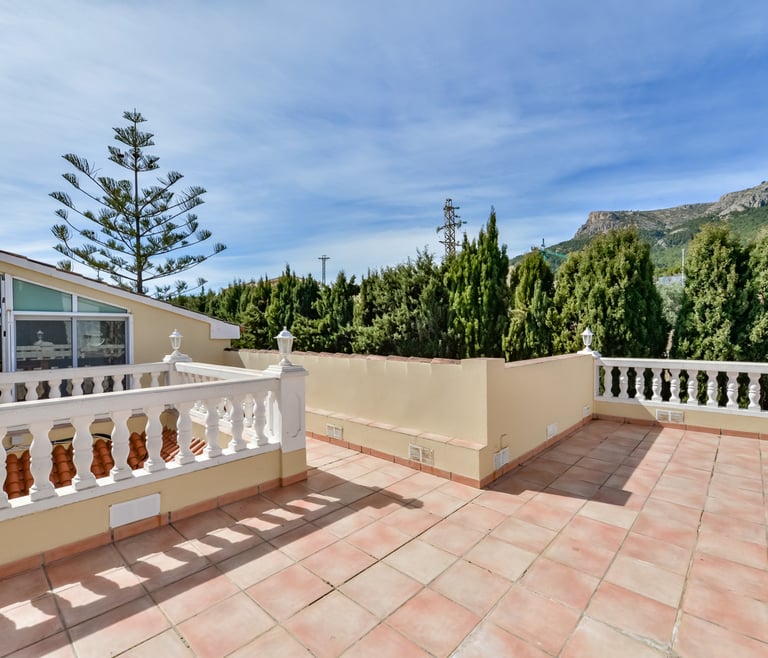 XENIA, villa à louer à Calpe pour 12 pax avec piscine privée  à Calpe / Calp - Terrasse
