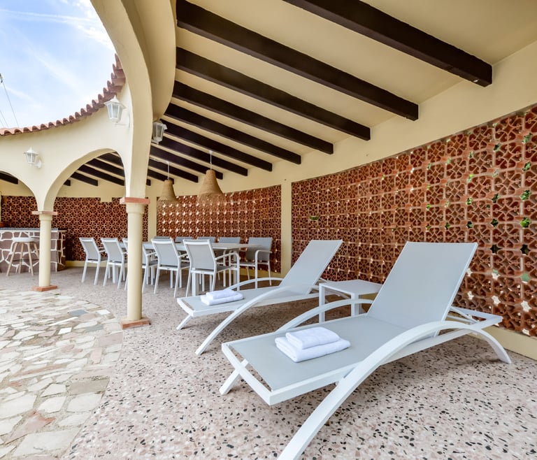 XENIA, villa à louer à Calpe pour 12 pax avec piscine privée  à Calpe / Calp - Terrasse