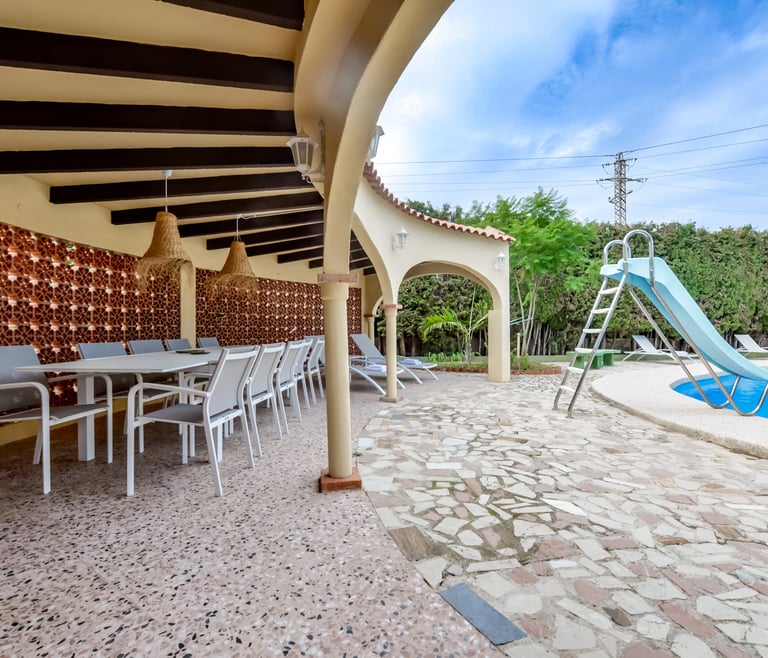 XENIA, villa à louer à Calpe pour 12 pax avec piscine privée  à Calpe / Calp - Terrasse