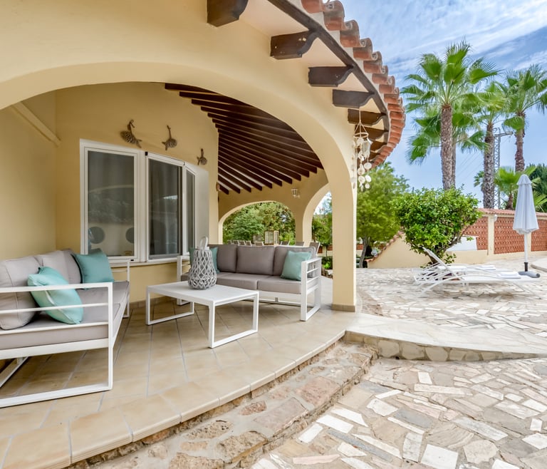 XENIA, villa à louer à Calpe pour 12 pax avec piscine privée  à Calpe / Calp - Terrasse