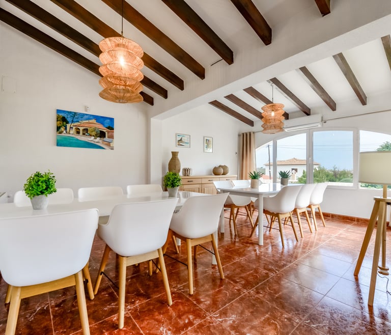XENIA, villa à louer à Calpe pour 12 pax avec piscine privée  à Calpe / Calp - Salle à manger