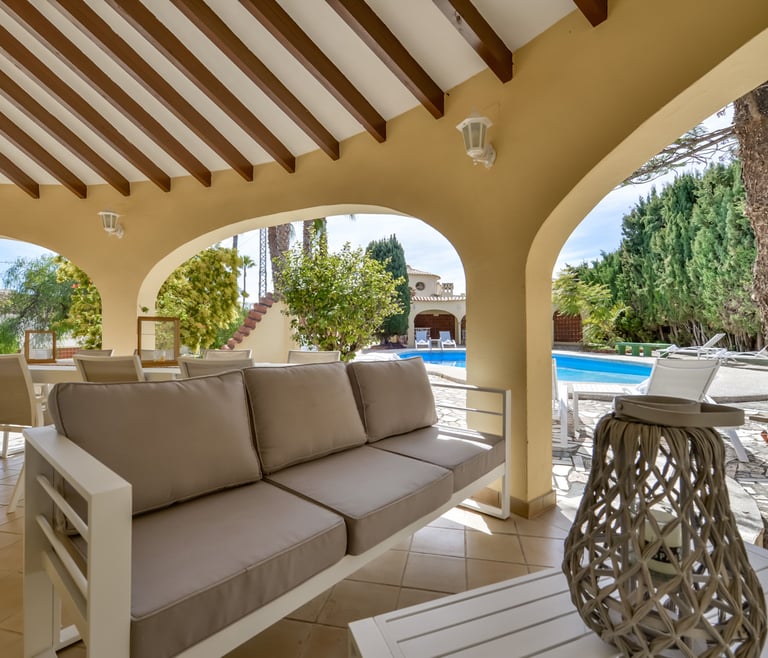 XENIA, villa à louer à Calpe pour 12 pax avec piscine privée  à Calpe / Calp - Terrasse