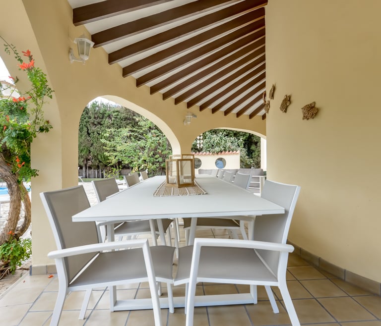 XENIA, villa à louer à Calpe pour 12 pax avec piscine privée  à Calpe / Calp - Terrasse