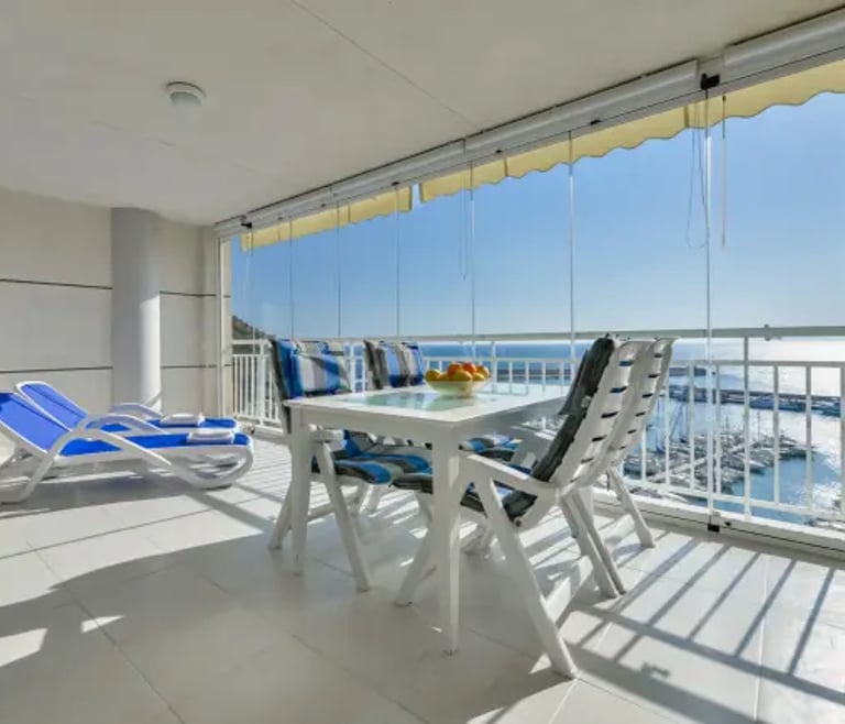 NAUTICO, Appartement te huur in Calpe voor 4 personen met zwembad en privé parkeerplaats en Calpe