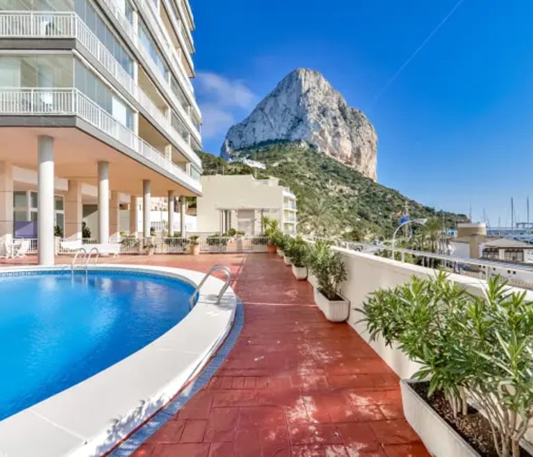 NAUTICO, Appartement te huur in Calpe voor 4 personen met zwembad en privé parkeerplaats en Calpe