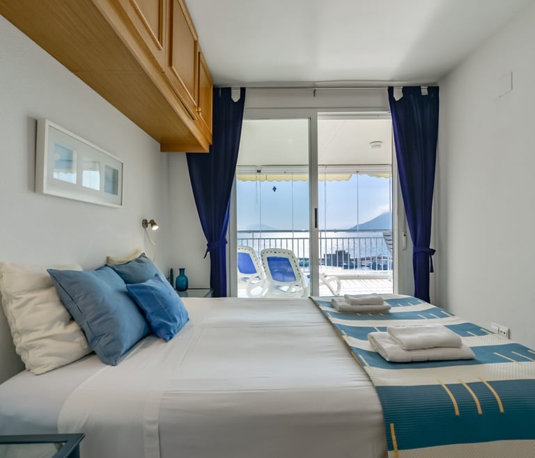 NAUTICO, Apartment for rent in Calpe for 4 pax with swimming pool and private parking in Calpe / Calp - Bedroom