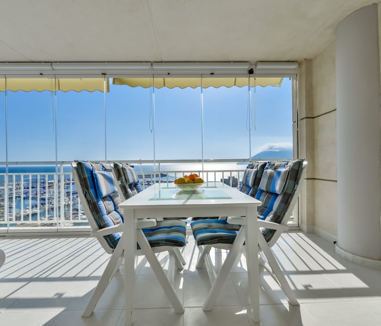 NAUTICO, Apartment for rent in Calpe for 4 pax with swimming pool and private parking in Calpe / Calp - Terrace