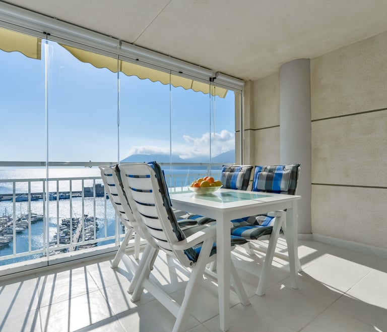 NAUTICO, Apartment for rent in Calpe for 4 pax with swimming pool and private parking in Calpe / Calp - Terrace