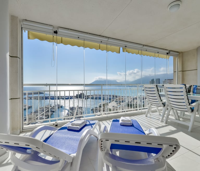 NAUTICO, Apartment for rent in Calpe for 4 pax with swimming pool and private parking in Calpe / Calp - Terrace