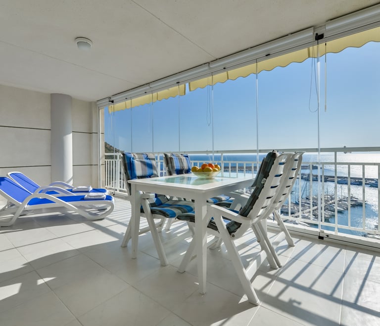 NAUTICO, Apartment for rent in Calpe for 4 pax with swimming pool and private parking in Calpe / Calp - Terrace