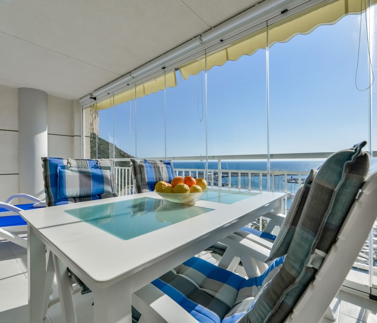 NAUTICO, Apartment for rent in Calpe for 4 pax with swimming pool and private parking in Calpe / Calp - Terrace