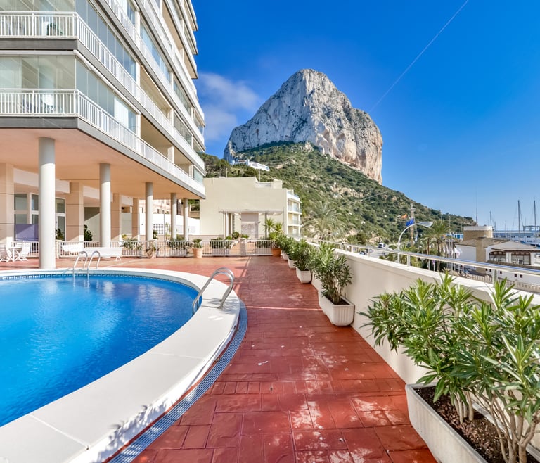 NAUTICO, Apartment for rent in Calpe for 4 pax with swimming pool and private parking in Calpe / Calp - Swimming pool