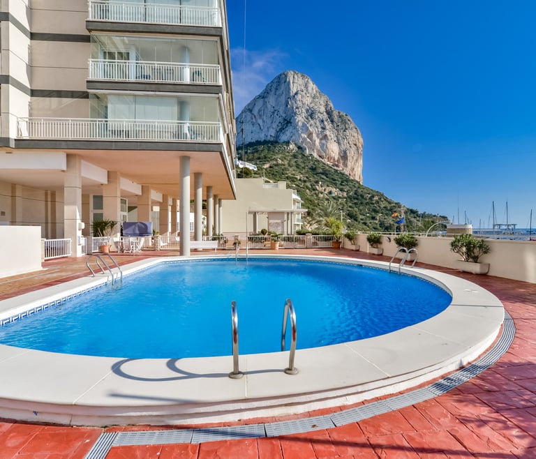 NAUTICO, Apartment for rent in Calpe for 4 pax with swimming pool and private parking in Calpe / Calp - Swimming pool