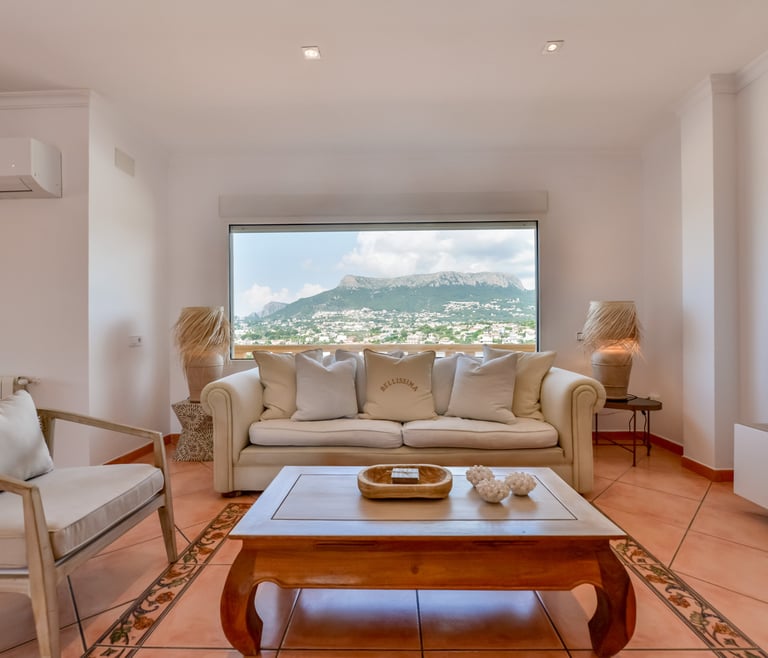 Alquiler de villa en Calpe BELLISSIMA 14 pax y piscina privada en Calpe - Salón