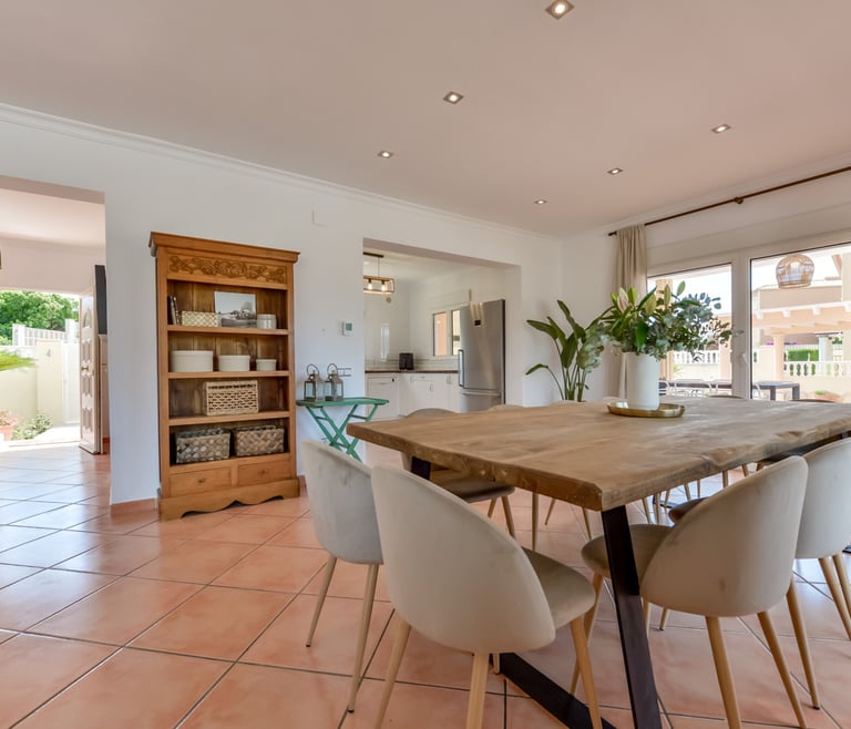 Alquiler de villa en Calpe BELLISSIMA 14 pax y piscina privada en Calpe - Salón