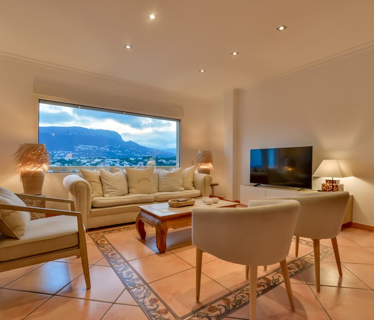Alquiler de villa en Calpe BELLISSIMA 14 pax y piscina privada en Calpe - Salón