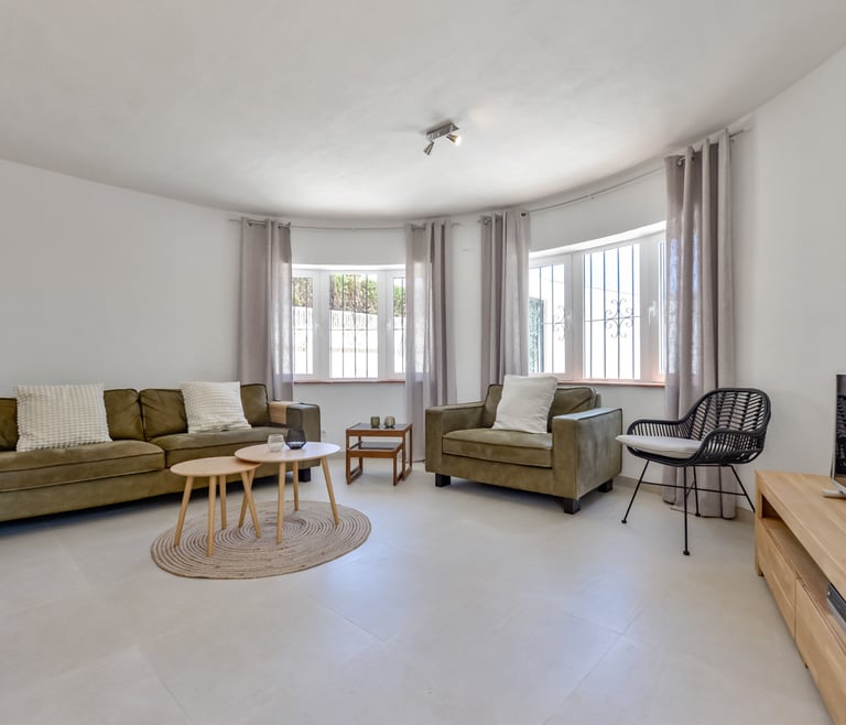 Alquiler de villa en Calpe, LUZ en Calpe - Salón