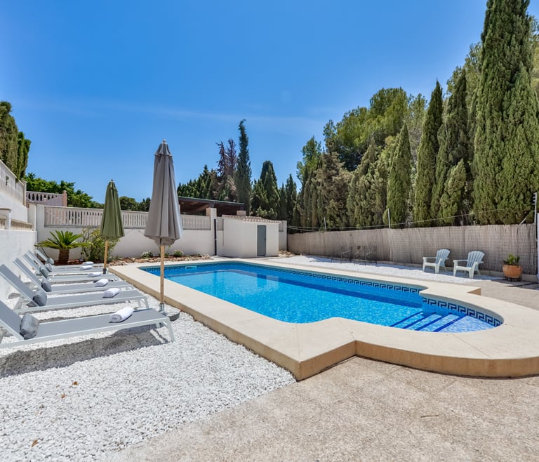 Alquiler de villa en Calpe, LUZ en Calpe - Piscina