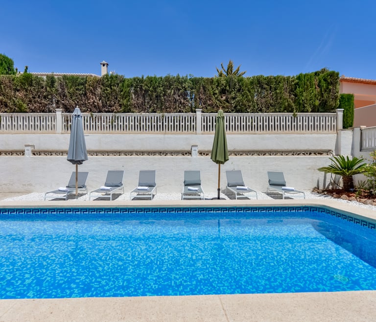 Alquiler de villa en Calpe, LUZ en Calpe - Piscina