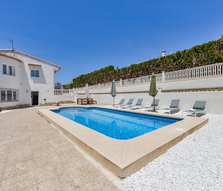 Alquiler de villa en Calpe, LUZ en Calpe - Piscina