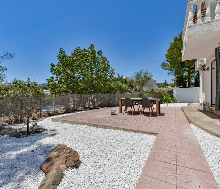 Alquiler de villa en Calpe, LUZ en Calpe - Terraza