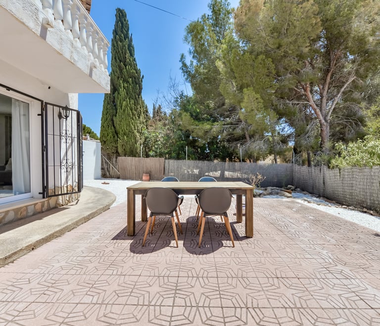 Alquiler de villa en Calpe, LUZ en Calpe - Terraza