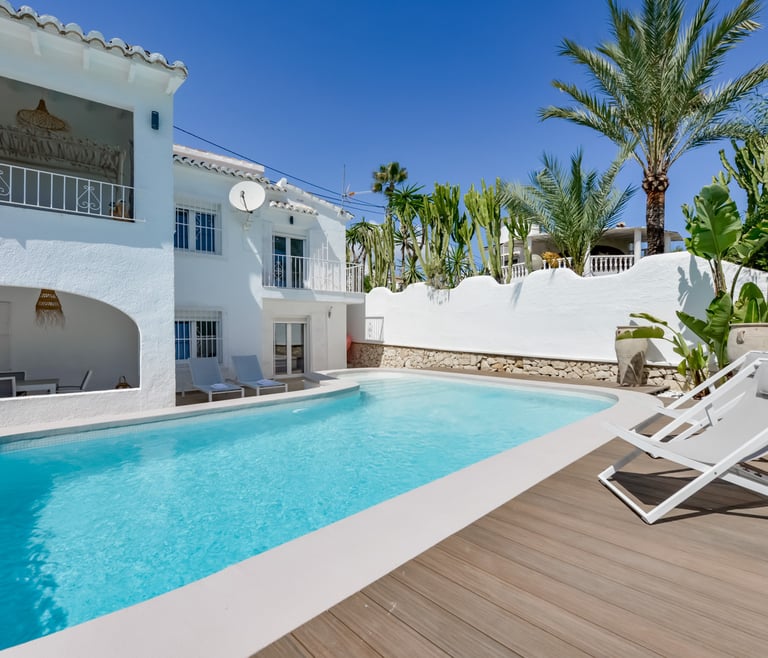 Villa à louer à Moraira, FLORIDA. à Moraira - Piscine