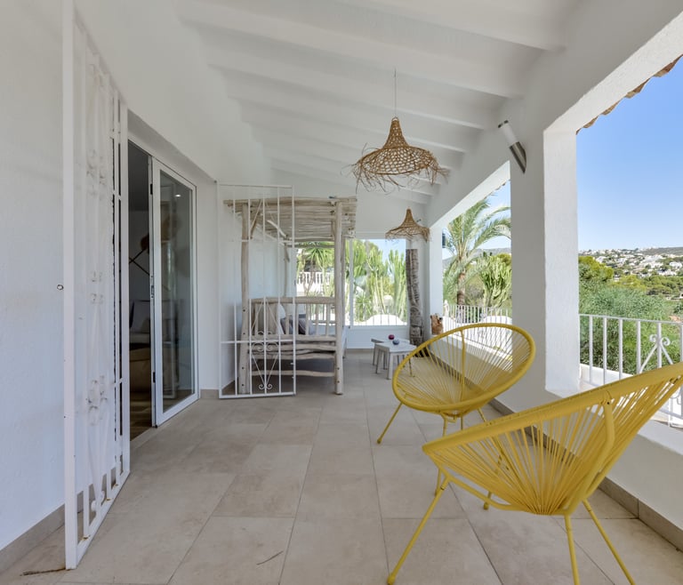 Villa à louer à Moraira, FLORIDA. à Moraira - Terrasse