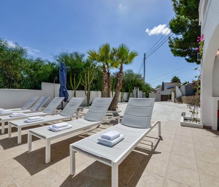 Villa à louer à Moraira, FLORIDA. à Moraira - Terrasse