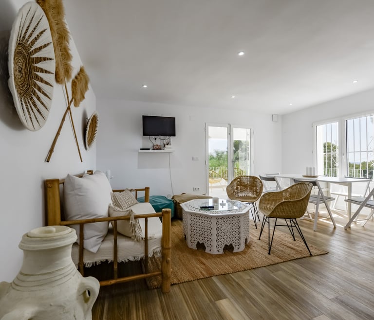 Villa à louer à Moraira, FLORIDA. à Moraira - Salon