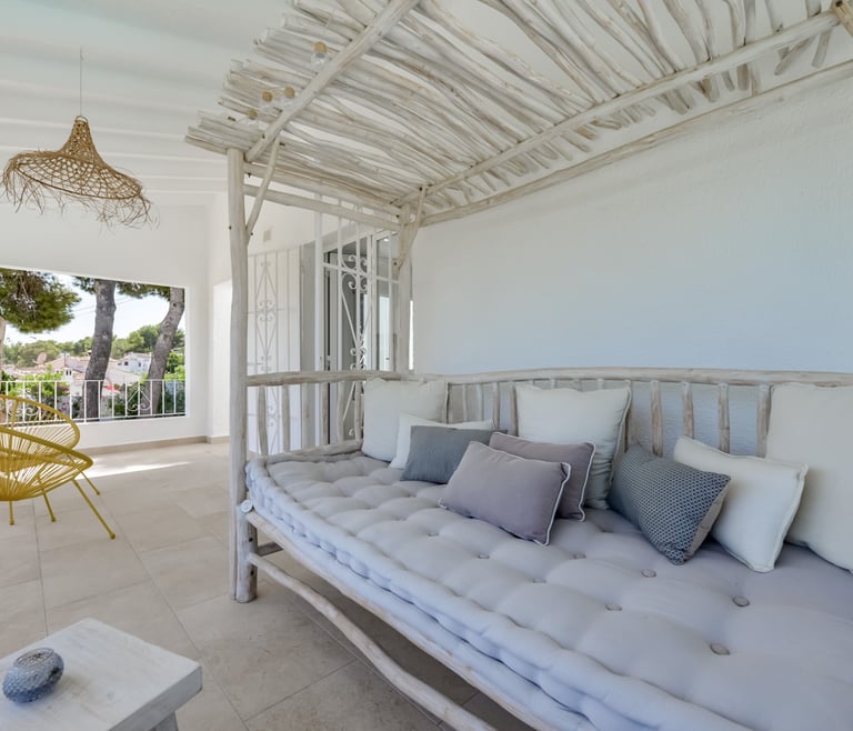 Villa à louer à Moraira, FLORIDA. à Moraira - Terrasse