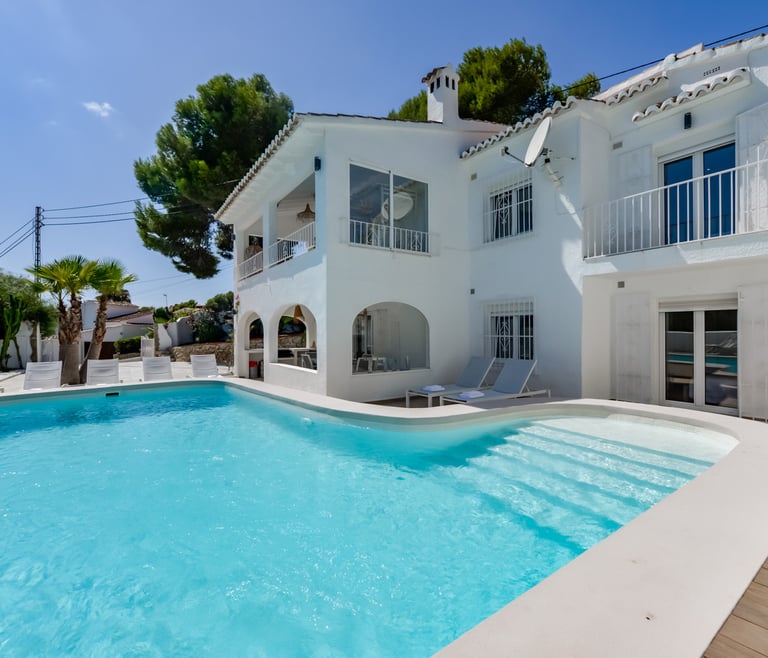 Villa à louer à Moraira, FLORIDA. à Moraira - Piscine