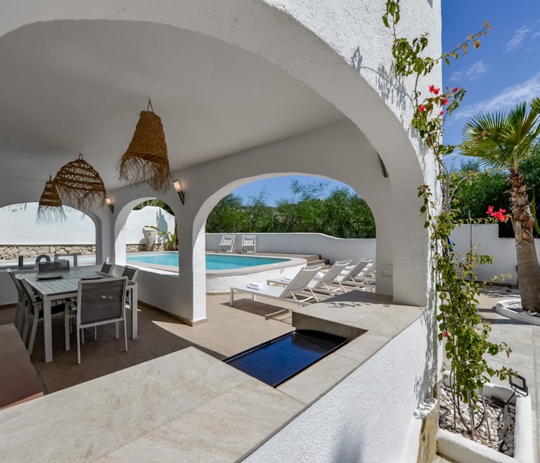 Villa à louer à Moraira, FLORIDA. à Moraira - Terrasse